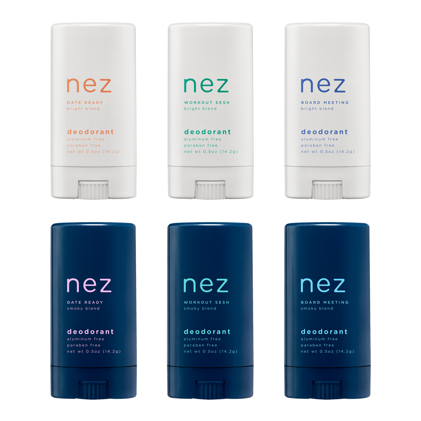 FULL COLLECTION: 6-PACK MINI TRAVEL SIZE DEODORANT SET